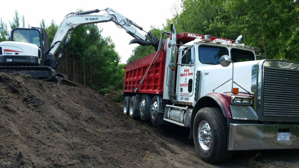 Landscape Supply Hauling in Wilmington.