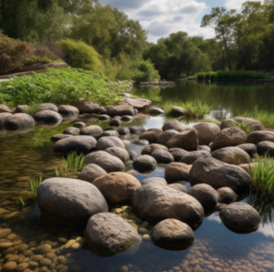 River rocks for your Wilmington, NC landscape.